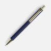Ручка шариковая Lobby Soft Touch Gold, синяя
