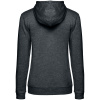 Толстовка с капюшоном женская Hoodie, серый меланж (антрацит), размер XXL