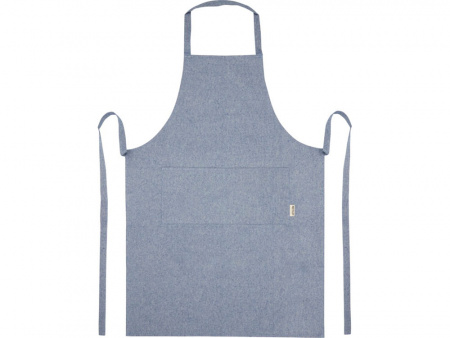 Pheebs 200 g/m2 recycled cotton apron, синий