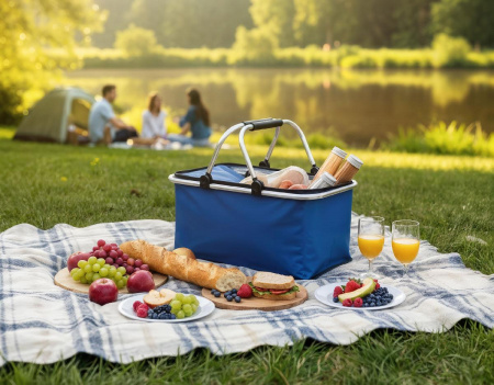 Корзина для пикника "Picnic" , цвет синий