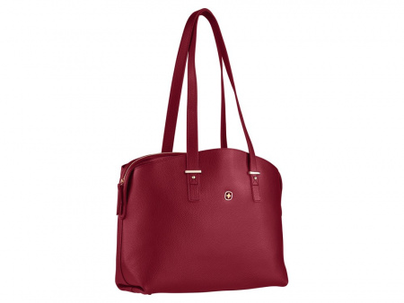 Сумка женская WENGER RosaElli с карманом для ноутбука 14, красная, полиэстер, 37 x29x19 см