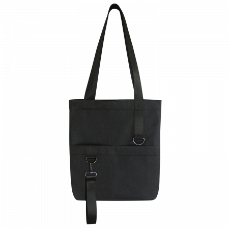 Шоппер Superbag ZIP, с двумя карманами и молнией (черный)