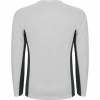 Спортивная футболка SHANGHAI L/S мужская, БЕЛЫЙ/ТЕМНЫЙ ГРАФИТ S