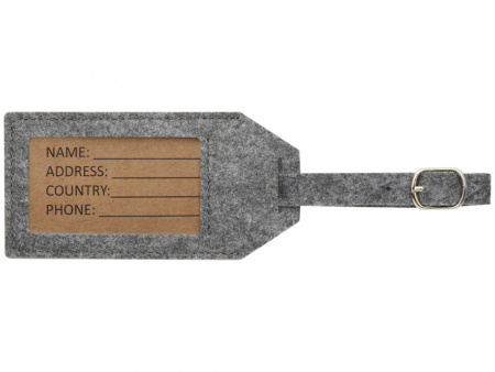 Багажная бирка Tie - Серый