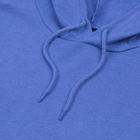 Толстовка с капюшоном унисекс Hoodie, ярко-синий меланж, размер XS
