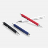 Ручка шариковая Lobby Soft Touch Chrome, красная