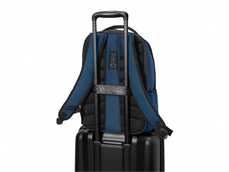 Рюкзак WENGER XE Resist 16, синий, переработанный ПЭТ/Полиэстер, 30х20х44 см, 23 л.