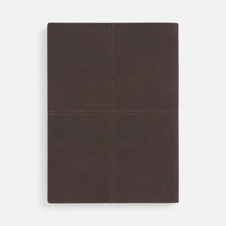 Ежедневник Stitch, недатированный, коричневый