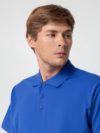 Рубашка поло мужская Spring 210 ярко-синяя, размер 5XL