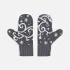 Варежки Adventino, темно-серый с молочным, размер L/XL