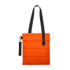 Шоппер Superbag Bubble, с магнитной кнопкой (оранжевый с черным)