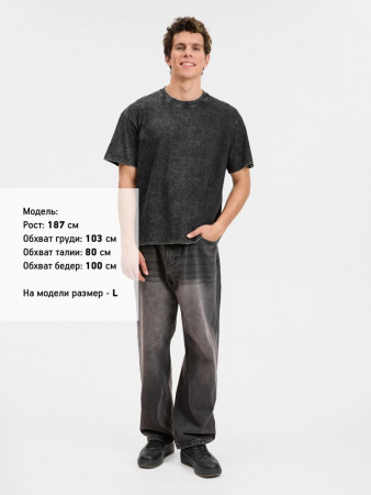 Футболка унисекс Berwi, черная, размер 3XL