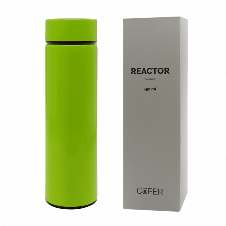 Термос Reactor с датчиком температуры (салатовый)