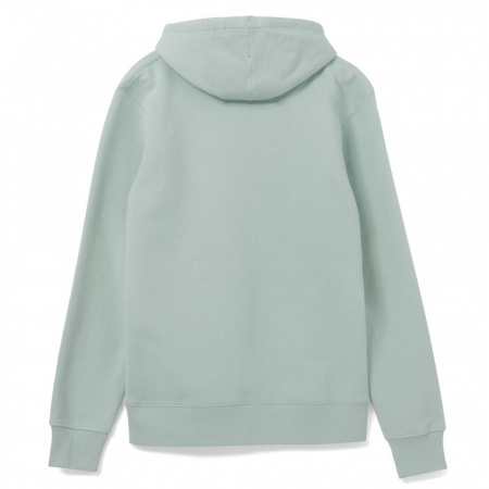 Толстовка с капюшоном унисекс Hoodie, серо-зеленая, размер XXL