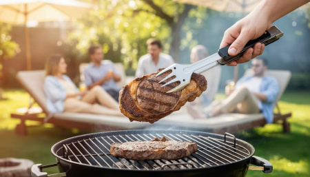 BBQ-мультитул "Roast", цвет черный с серебристым
