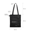 Шоппер Superbag Bubble New, со скрытой магнитной кнопкой (черный)