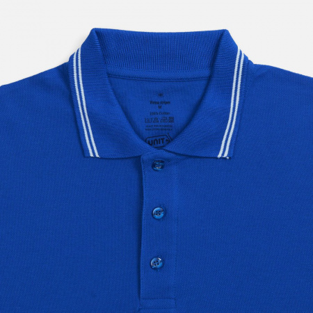 Рубашка поло Virma Stripes, ярко-синяя, размер 3XL