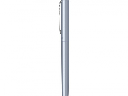 Ручка-роллер Parker Vector XL Silver Blue CT, цвет чернил black, стержень: F, в подарочной упаковке.