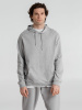 Толстовка с капюшоном унисекс Hoodie, серый меланж, размер XS