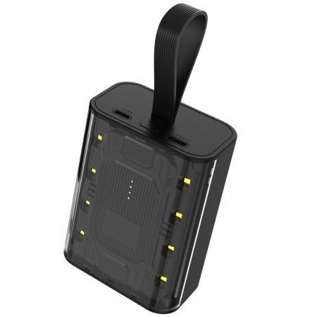 Внешний аккумулятор Courage, 5000 Mah, черный