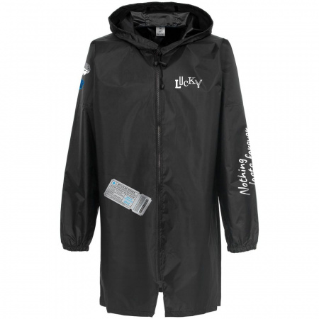 Дождевик Rainman Zip, черный, размер 4XL