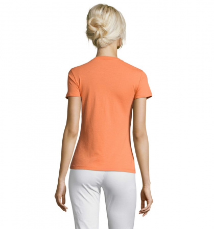 Футболка женская Regent Women оранжевая (абрикосовая), размер XXL