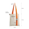Шоппер Superbag (неокрашенный с оранжевым)