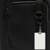 Шоппер Superbag Pocket, с внутренним креплением (карабин) и чехлом для мелочей (черный)