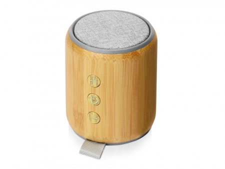 Портативная колонка из бамбука Bongo, натуральный (Р)