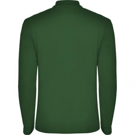 Футболка поло ESTRELLA L/S мужская, БУТЫЛОЧНЫЙ ЗЕЛЕНЫЙ S