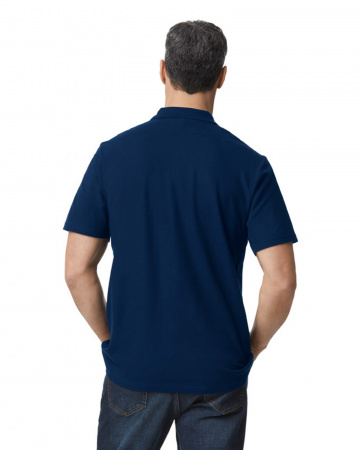 Футболка поло SOFTSTYLE ADULT DOUBLE PIQUE, МОРСКОЙ СИНИЙ S