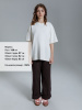 Футболка оверсайз Kangas, белая, XL/XXL