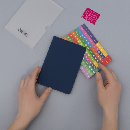 Ежедневник Spark mini A6 недатированный, синий