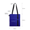 Шоппер Superbag Bubble New, со скрытой магнитной кнопкой (синий с черным)