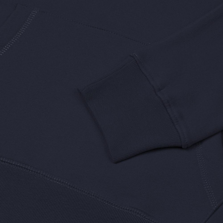 Толстовка с капюшоном унисекс Hoodie, темно-синяя, размер XS