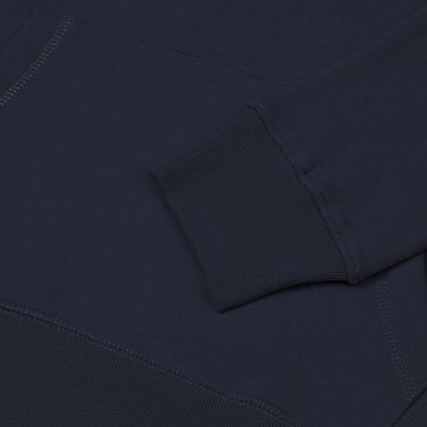 Толстовка с капюшоном унисекс Hoodie, темно-синяя, размер XS