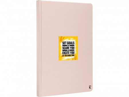 Блокнот в твердом переплете Karst формата A5, light pink