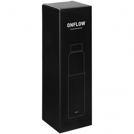 Бутылка для воды Onflow, черная