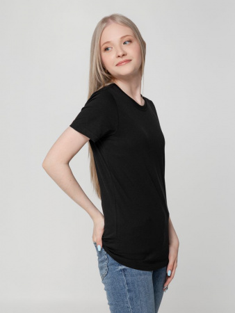 Футболка женская T-bolka Lady, черная, размер 3XL