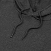 Толстовка с капюшоном унисекс Hoodie, серый меланж (антрацит), размер XL