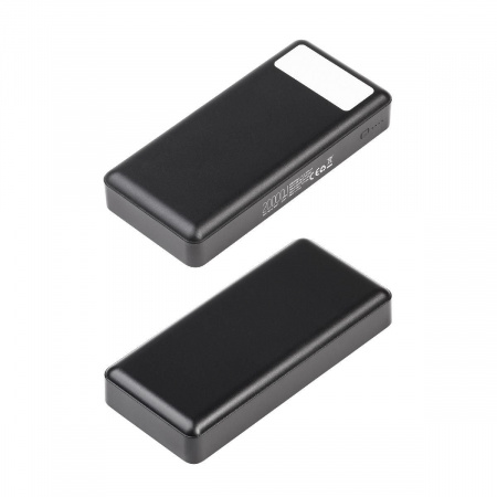 Зарядное устройство "Lumos Max" 20000 mAh с фонариком, цвет черный