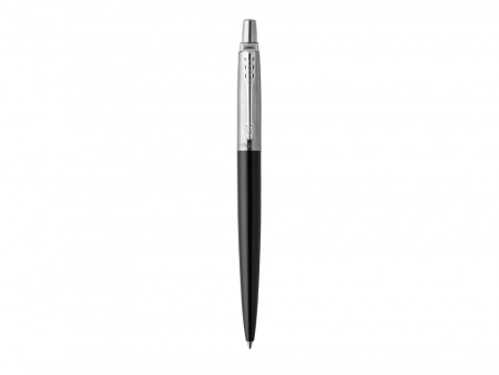 Шариковая ручка Parker Jotter Essential, Satin Black CT, стержень: M, цвет чернил : blue или black