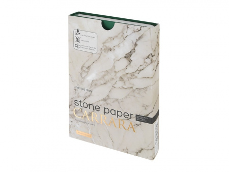 Ежедневник с каменной бумагой недатированный А5 Carrara, зеленый