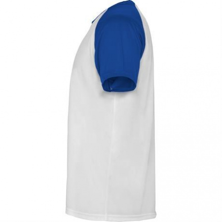 Спортивная футболка INDIANAPOLIS мужская, БЕЛЫЙ/КОРОЛЕВСКИЙ СИНИЙ 3XL