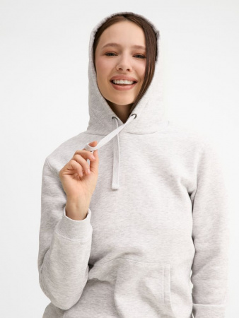 Толстовка женская Spencer Women, светло-серый меланж, размер XXL