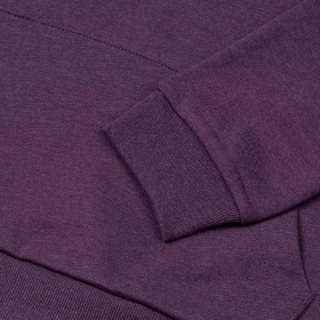 Толстовка с капюшоном унисекс Hoodie, фиолетовый меланж, размер XXL