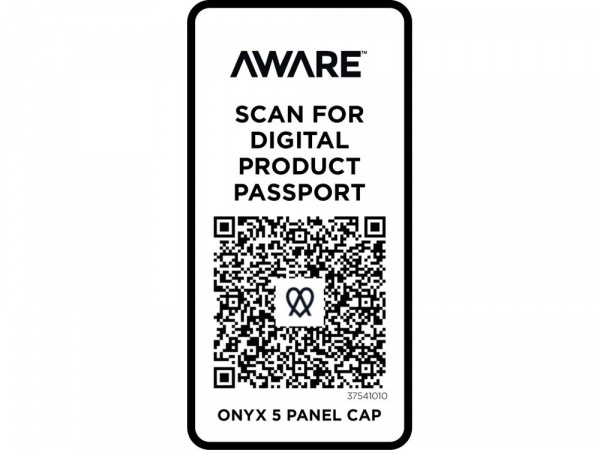Onyx с 5 панелями Aware™ кепка из переработанных материалов - Белый