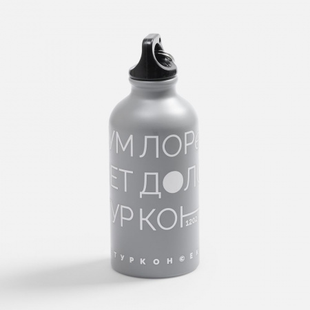Бутылка для воды Funrun 400, серая