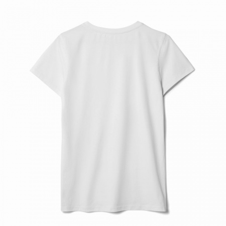 Футболка женская T-bolka Stretch Lady, белая, размер XXL