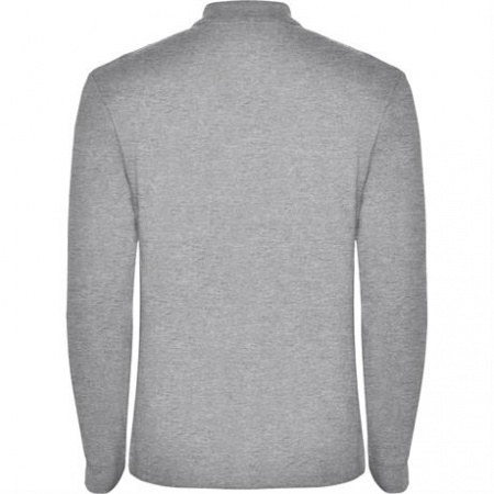 Футболка поло ESTRELLA L/S мужская, ПЁСТРЫЙ СЕРЫЙ M
